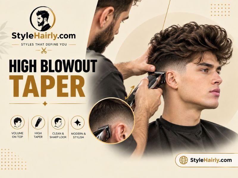 Barber using clippers to create a high skin fade