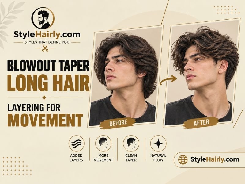 Before and after comparison showing layering added for movement