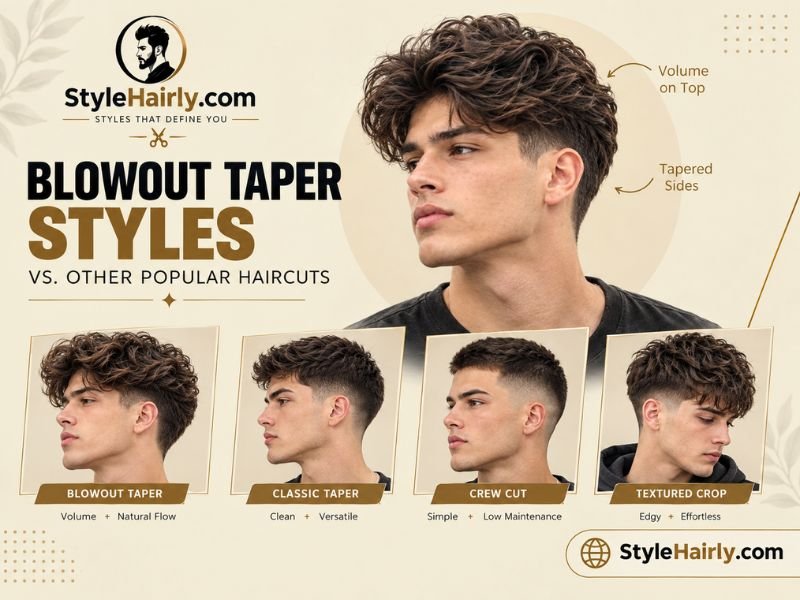 Blowout Taper vs. Other Popular Haircuts
