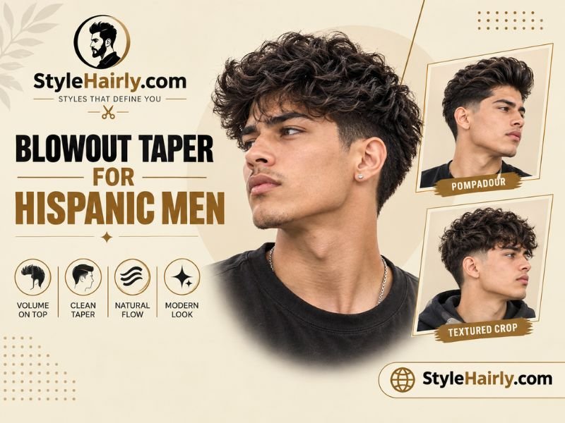 Blowout taper compared to pompadour and textured crop haircuts