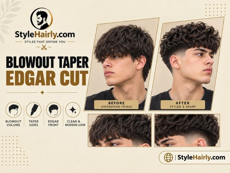 Common styling mistakes with the blowout taper edgar cut