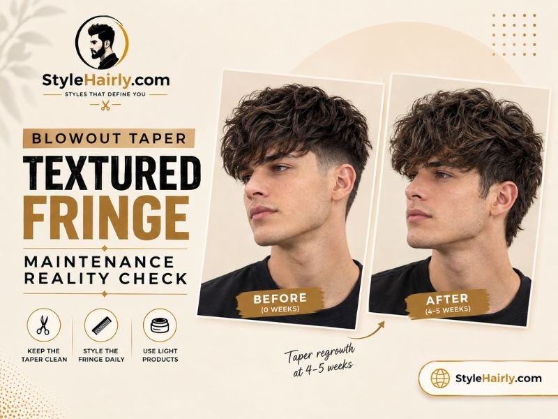 Comparison of a fresh taper and a taper needing a trim after several weeks