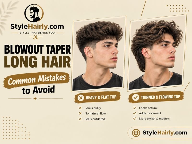 Comparison of a heavy flat top and a properly thinned flowing top