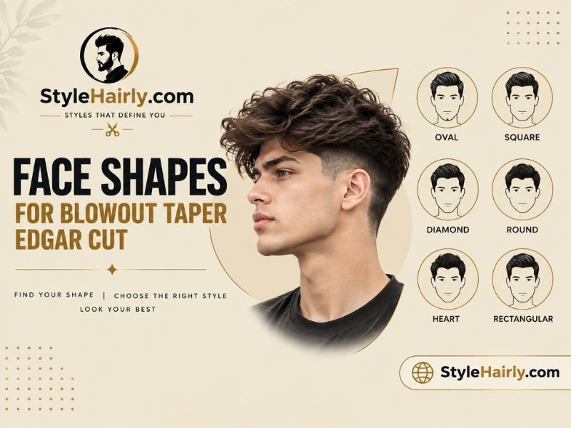 Face shape guide for the blowout taper edgar cut