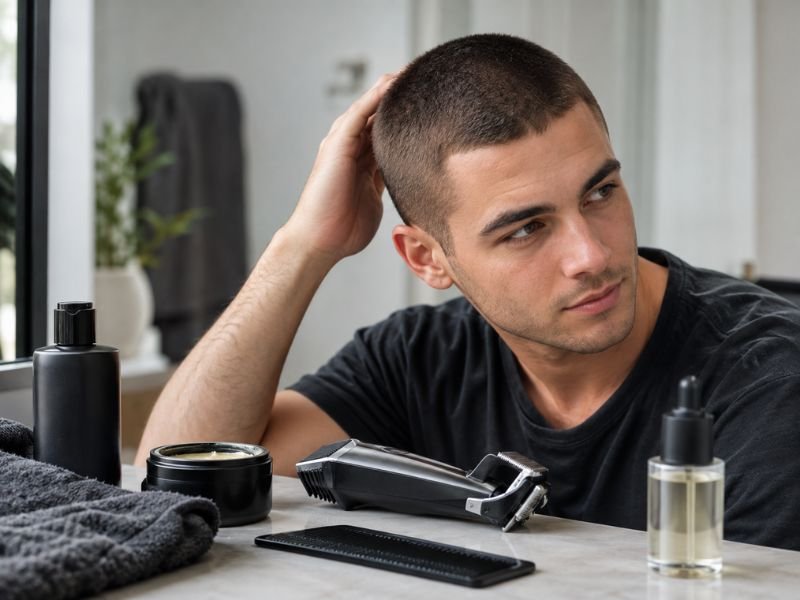 Grooming products for maintaining a 10 guard buzz cut