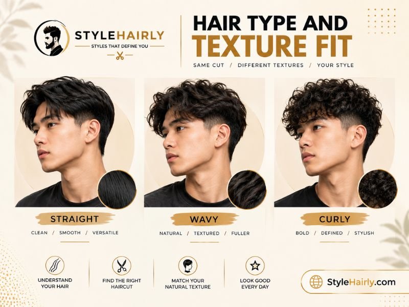 Hair type comparison for low taper fade on Asian hair