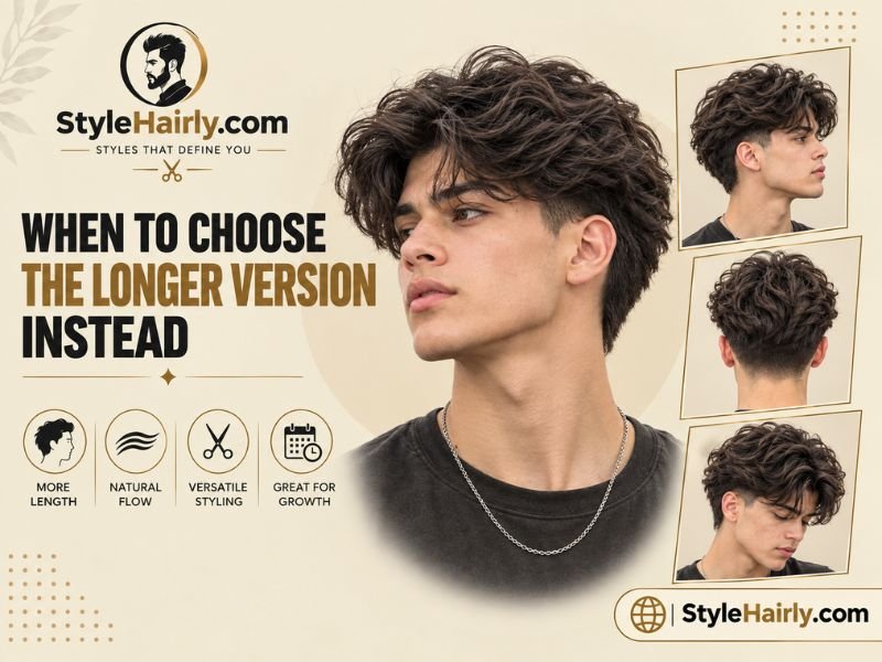 Longer blowout taper haircut as an alternative to the short version