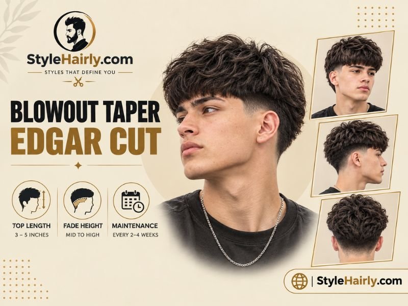 Quick facts chart for the blowout taper edgar cut