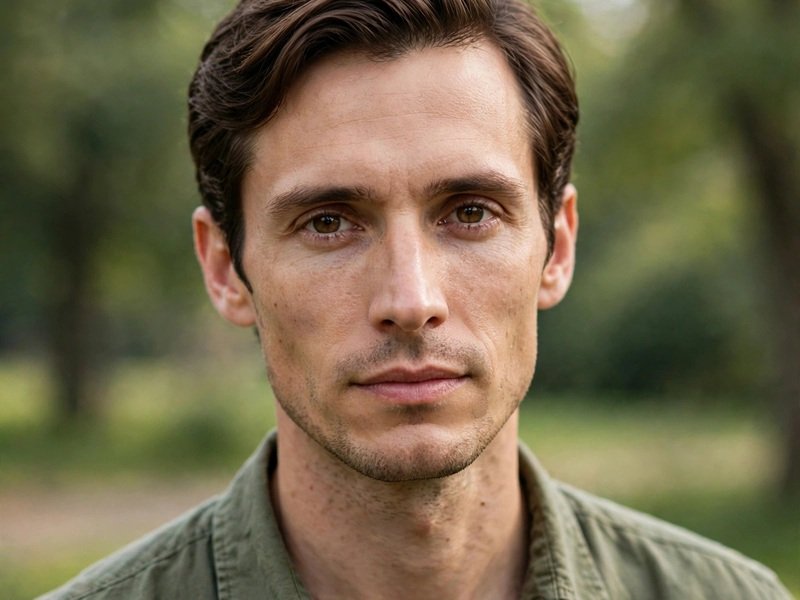 Haircut for men with narrow face showing a textured fringe with side volume