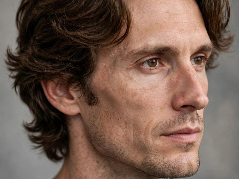 Haircut for Men With Long Face – Classic Side Part