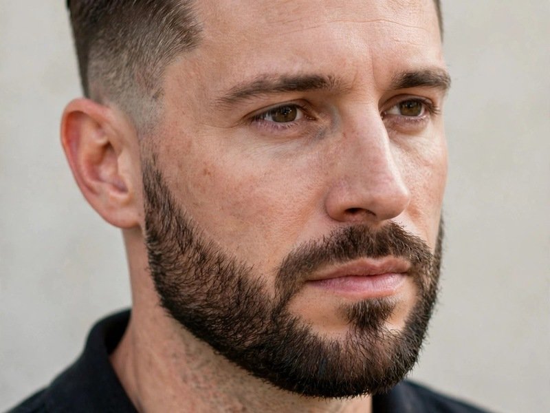 Beard styles for men with weak jawline adding definition