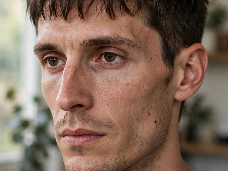 Haircut for Men With Long Face – Caesar Cut