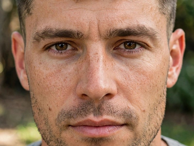 Side Part With Volume Haircut for Men With Small Forehead