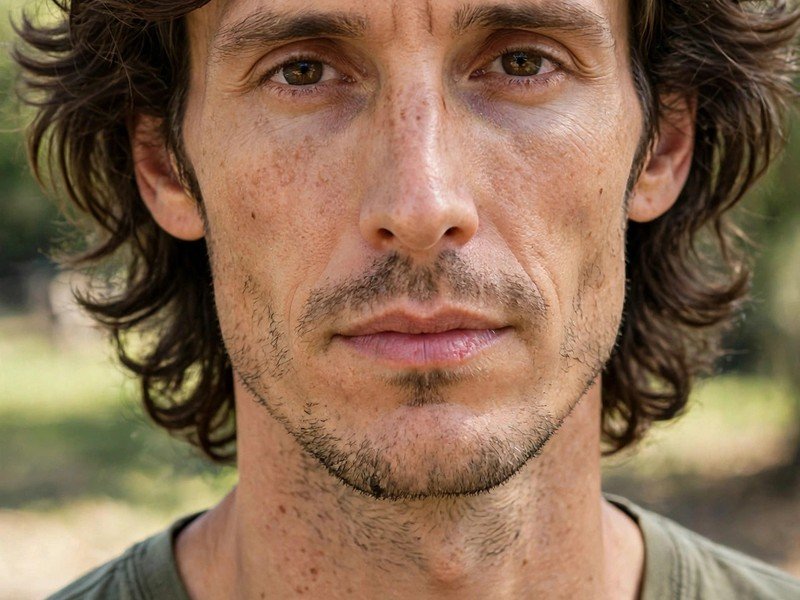 Haircut for Men With Long Face – Medium Layered Cut
