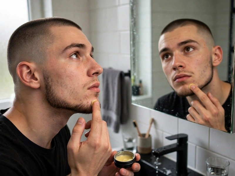 Comparison of haircuts for men with weak jawline