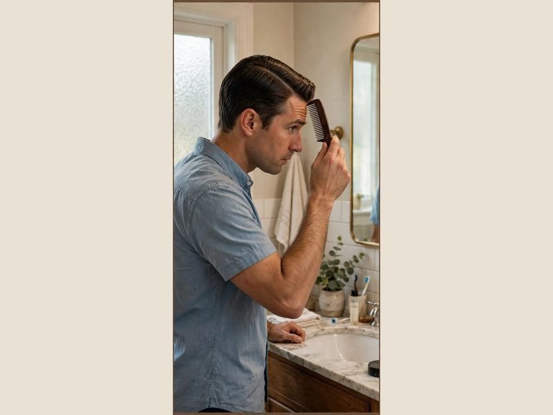 Daily styling old money haircut
