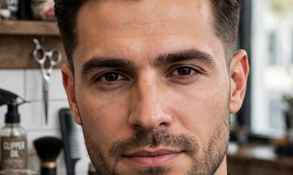 Haircut for Men With Small Forehead