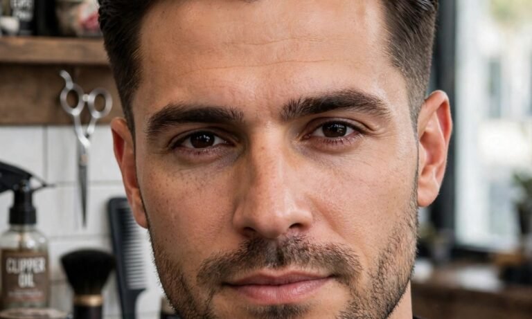 Haircut for Men With Small Forehead